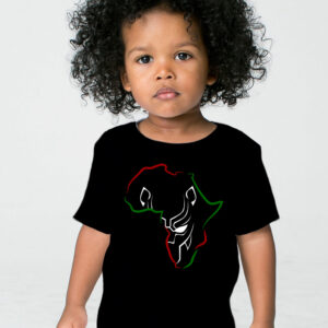 RBG Afro-Panther Short sleeve kids t-shirt
