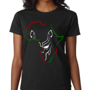 Afro Panther Black Multi-color-Unisex-T