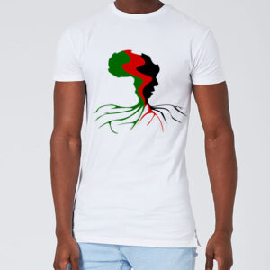 African Roots Mens fitted-T