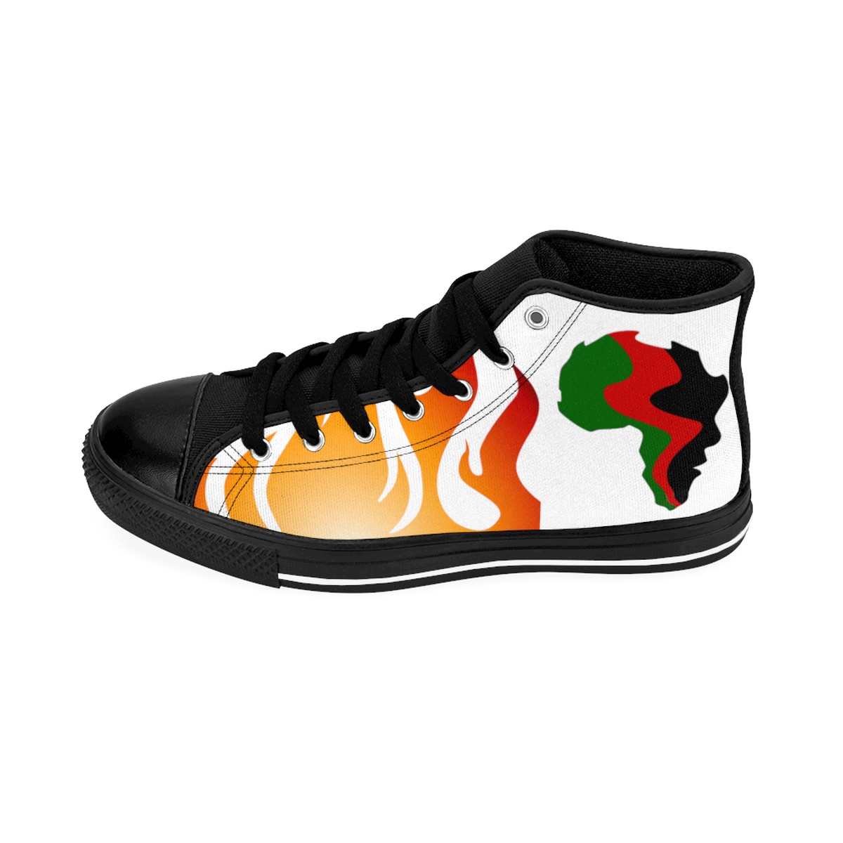 African Litt Women's High-top Sneakers - Image 2