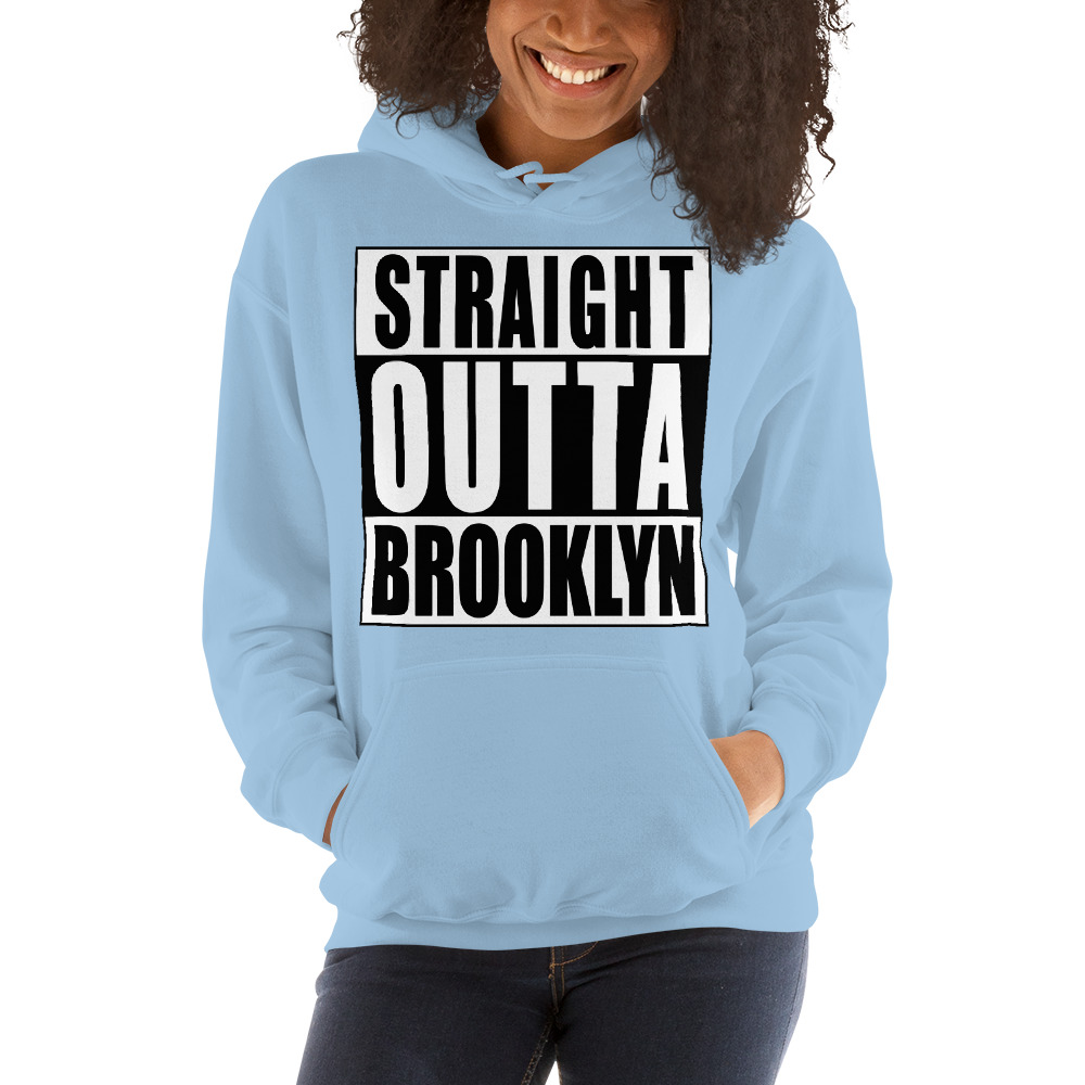 Straight OUTTA Brooklyn Unisex Hoodie - Image 3