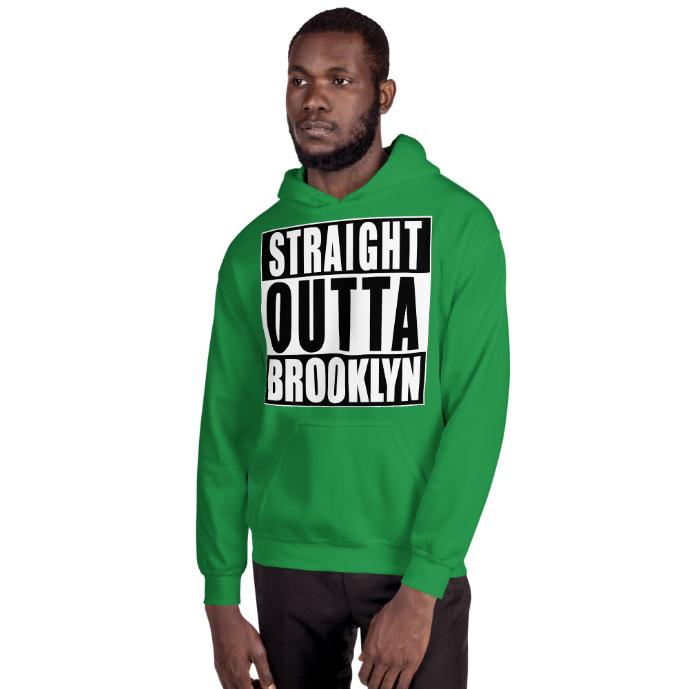 Straight OUTTA Brooklyn Unisex Hoodie - Image 9