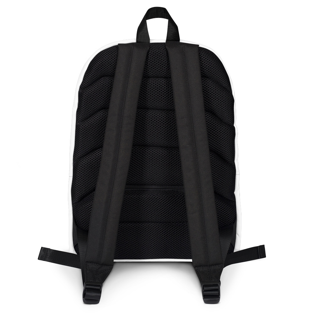 Afro-Panther- RBG White Backpack - Image 2