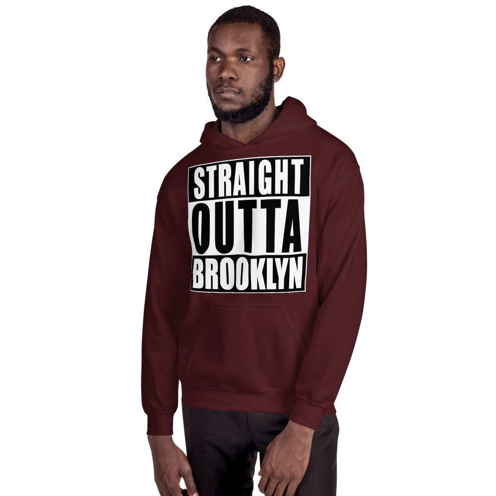 Straight OUTTA Brooklyn Unisex Hoodie - Image 10