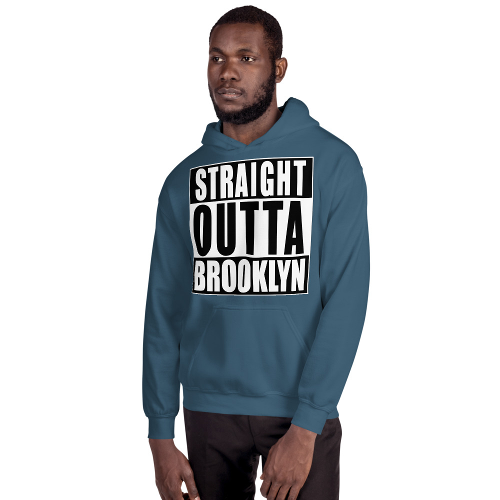 Straight OUTTA Brooklyn Unisex Hoodie - Image 8
