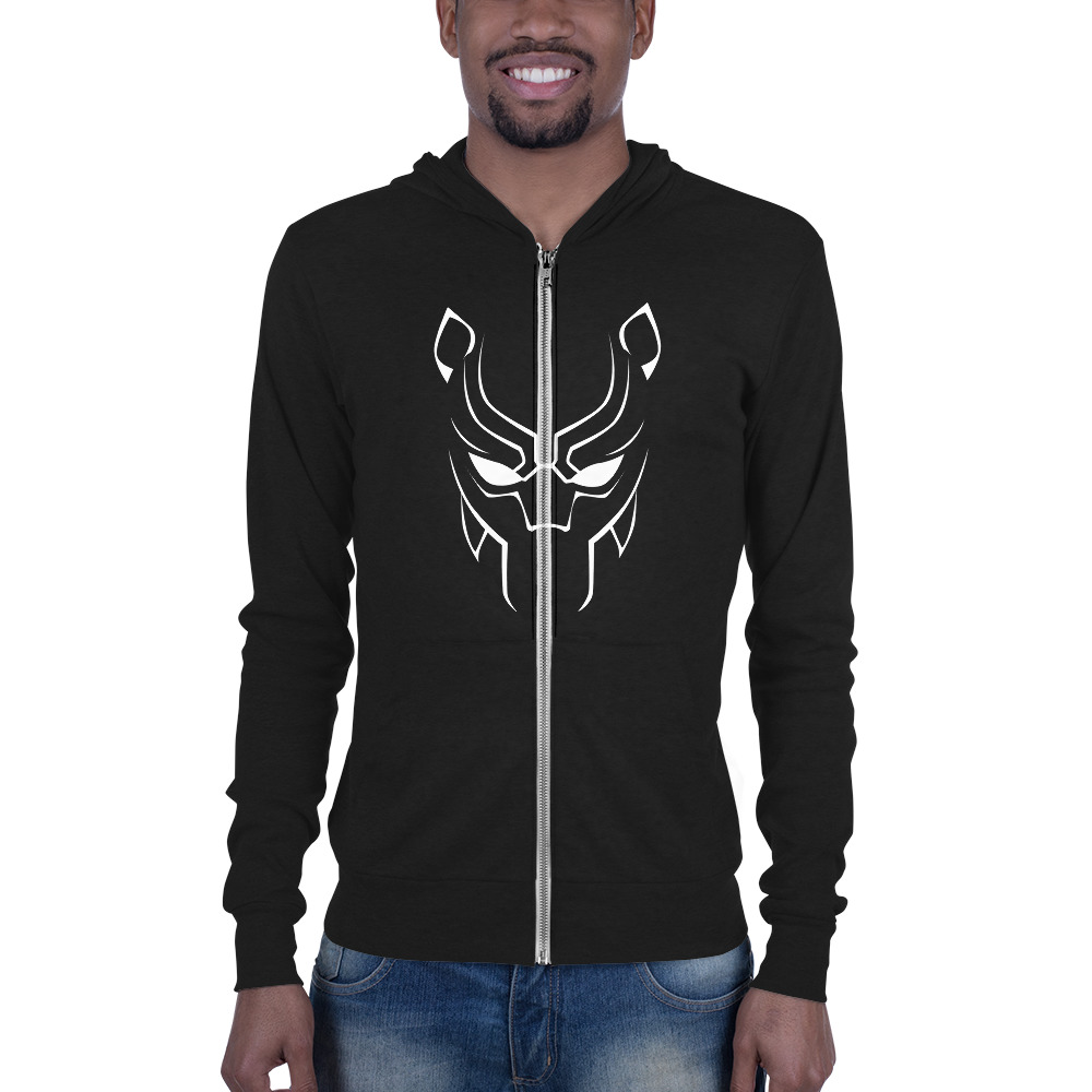 The Panther Unisex zip hoodie