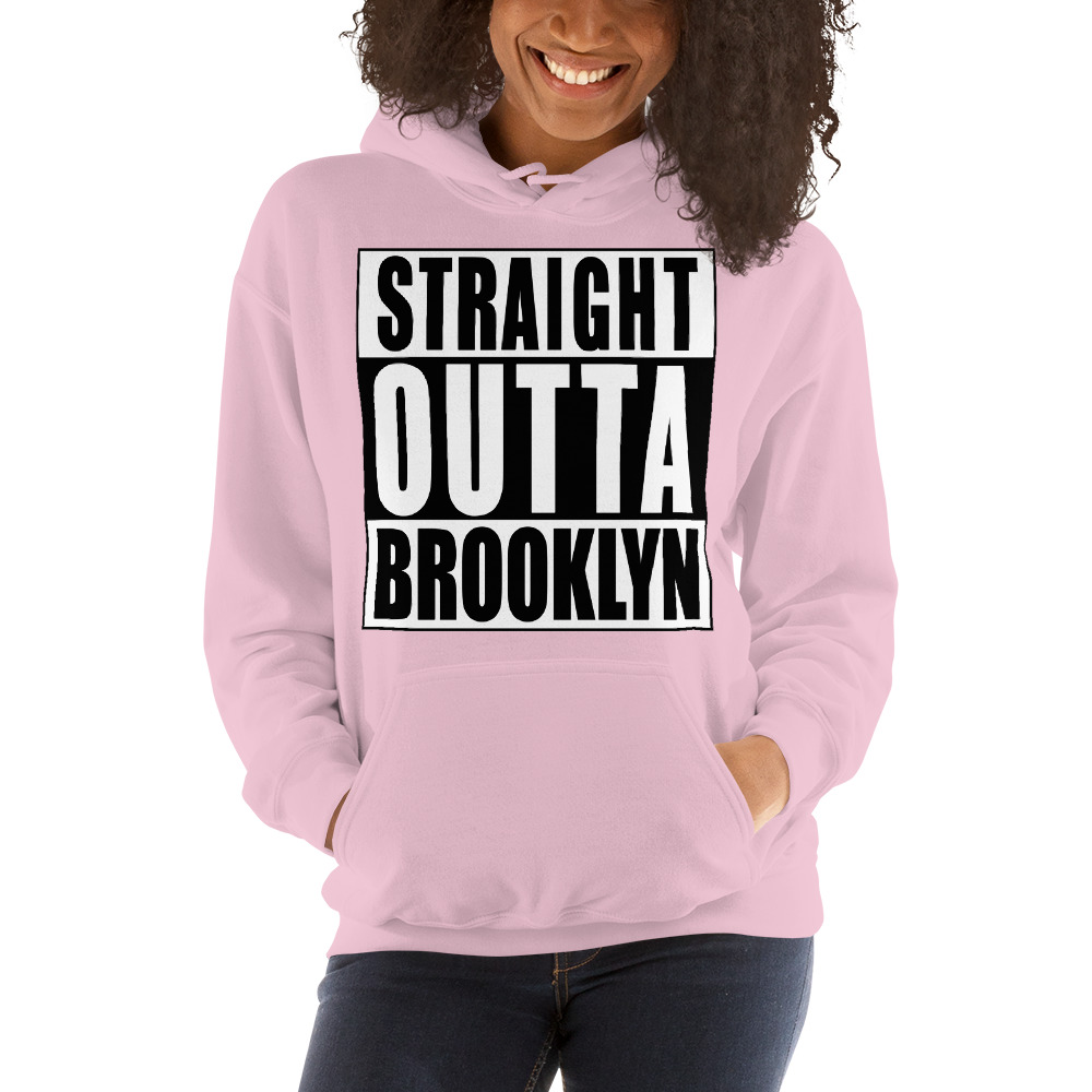 Straight OUTTA Brooklyn Unisex Hoodie - Image 4