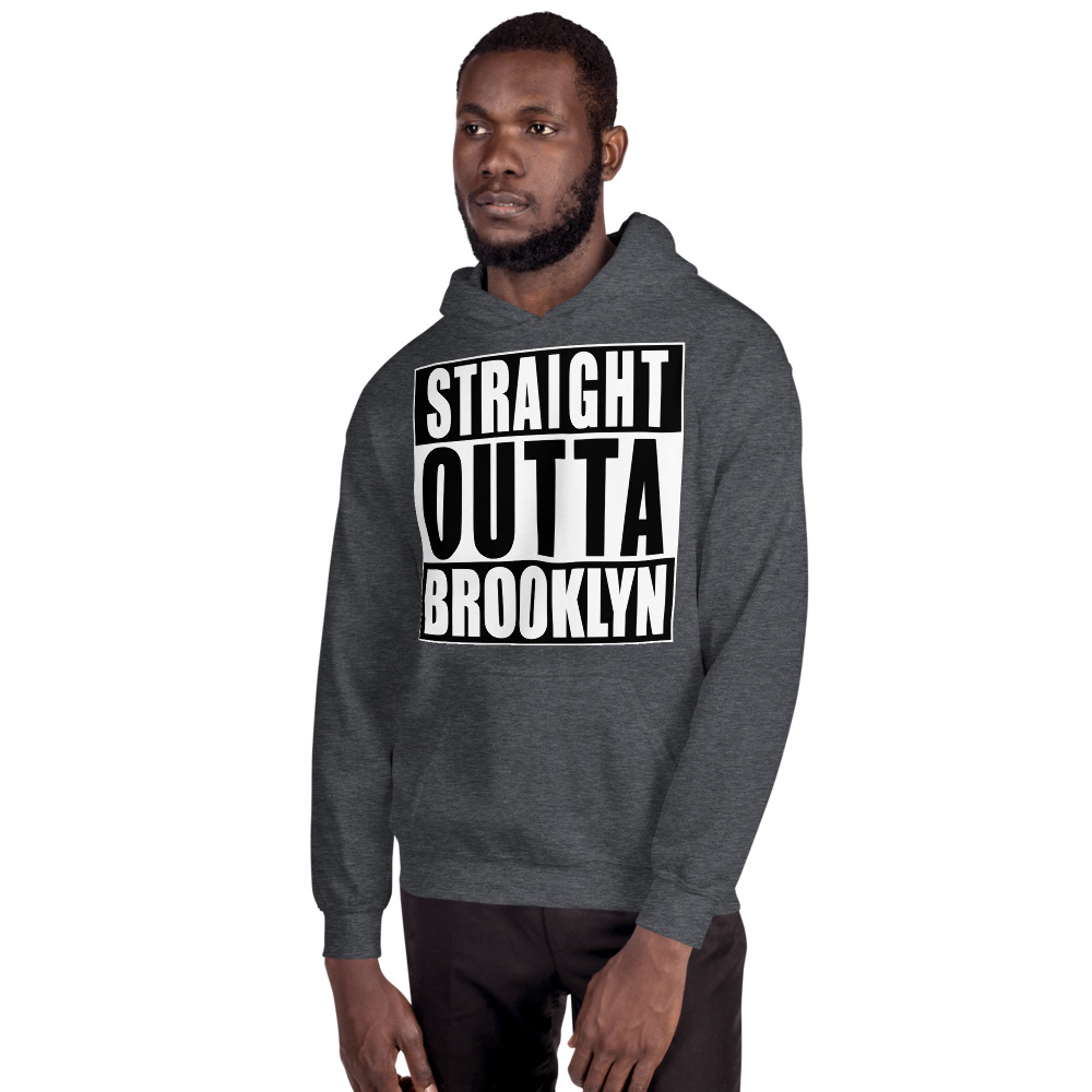 Straight OUTTA Brooklyn Unisex Hoodie - Image 6