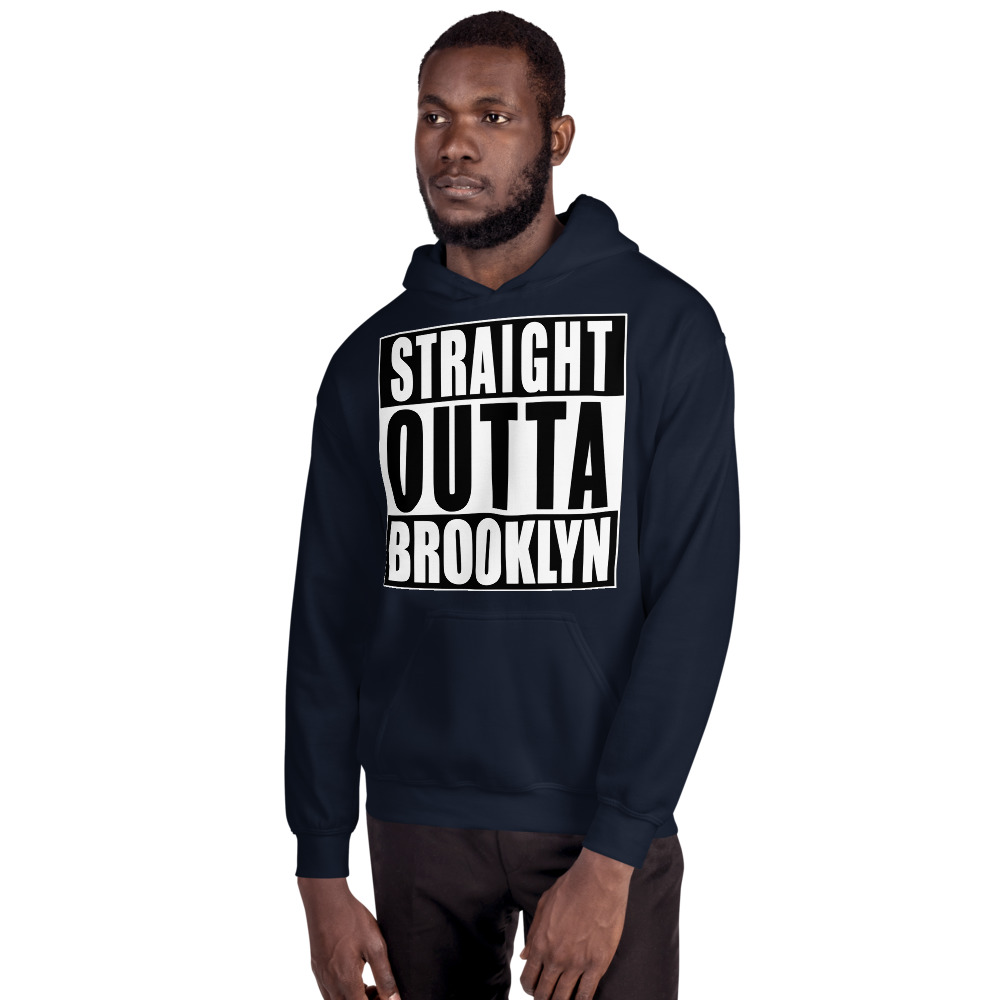 Straight OUTTA Brooklyn Unisex Hoodie - Image 7