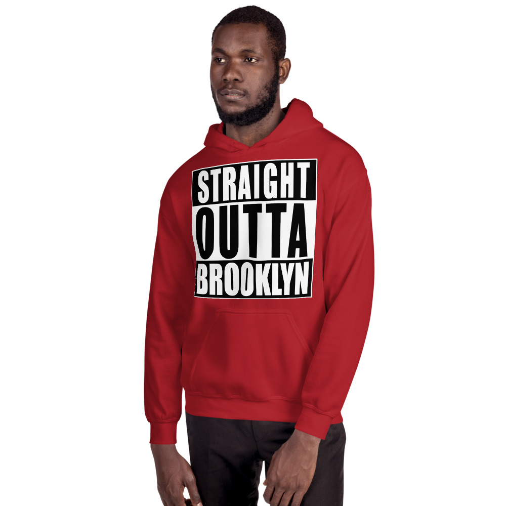 Straight OUTTA Brooklyn Unisex Hoodie - Image 11