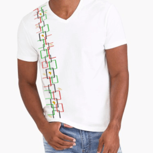 RBG-Afro-Pattern-2-Men's T-shirt