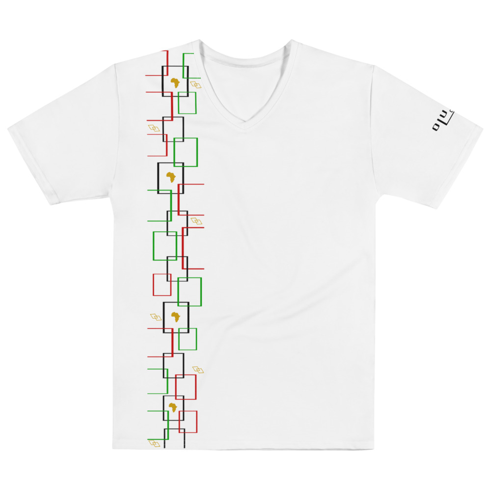 RBG-Afro-Pattern-2-Men's T-shirt - Image 3